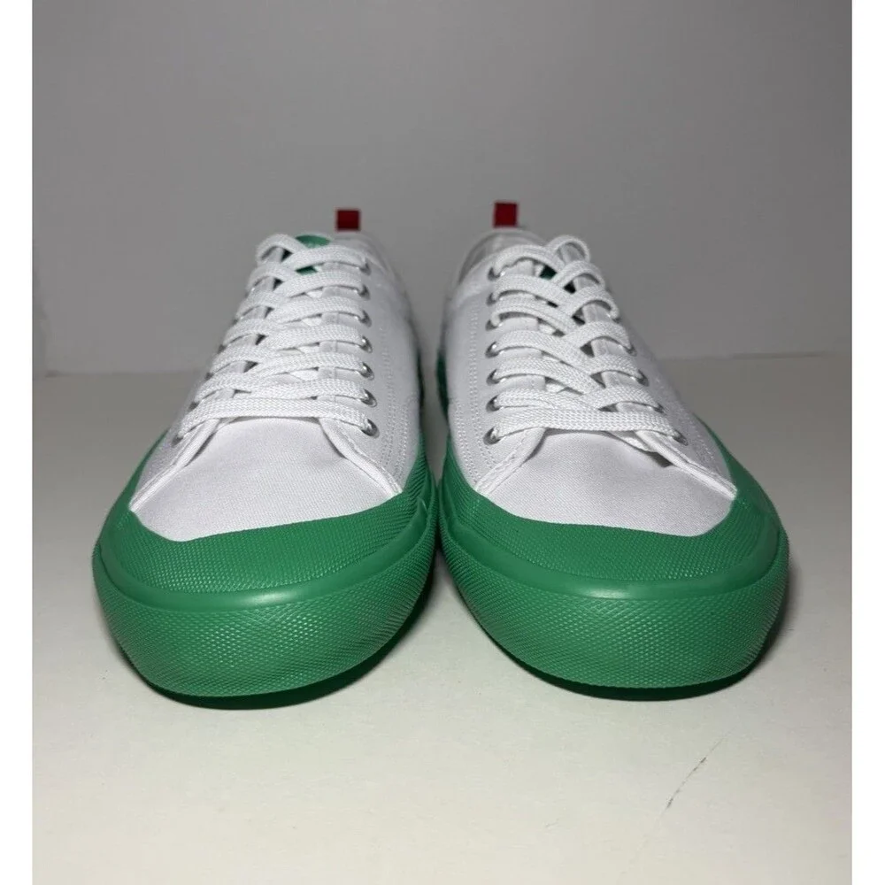 Chick-fil-A Sweet & Spicy Sriracha Sneakers Men's‎ 11 White Green Canvas Shoes